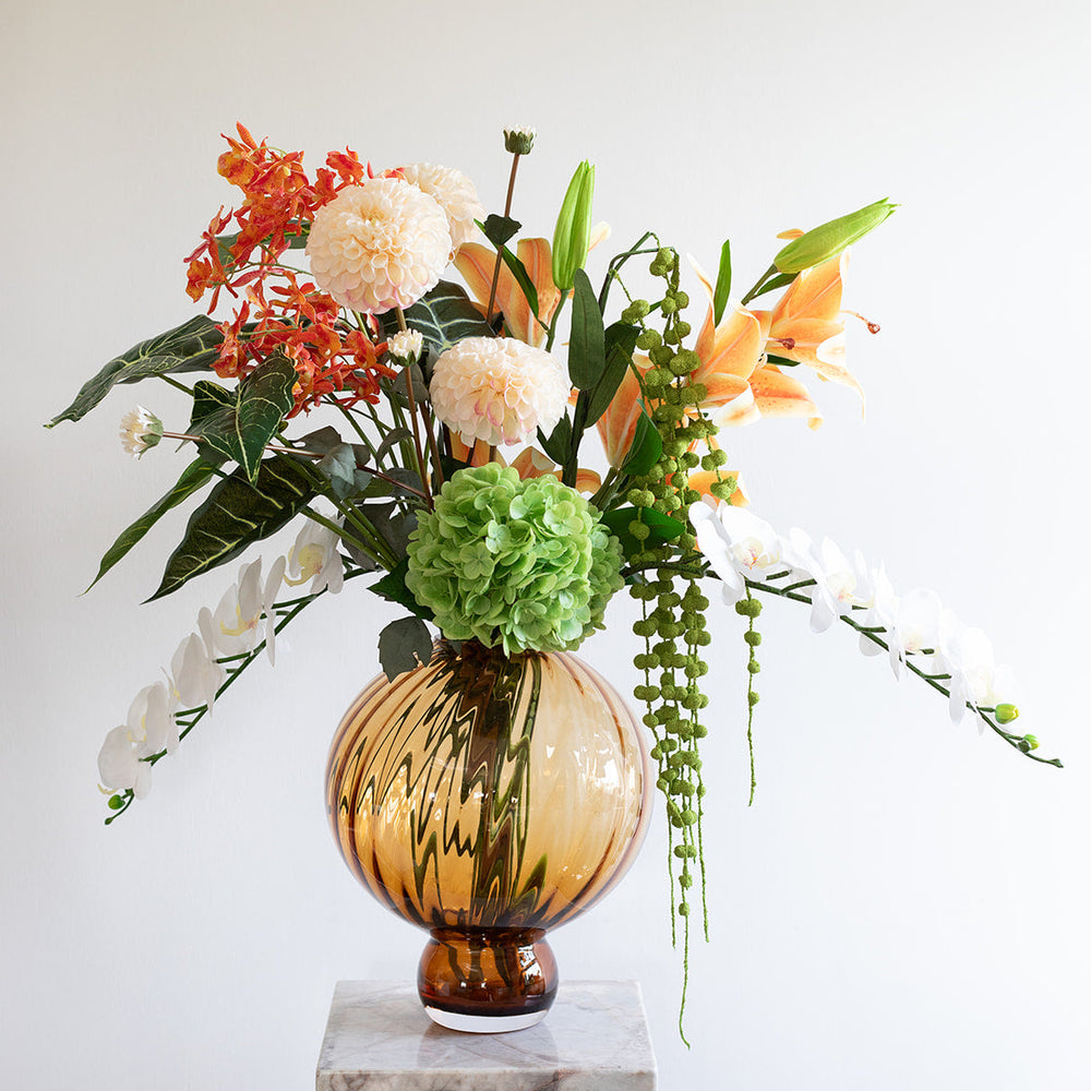 Amber Lily large - Kunstig blomst