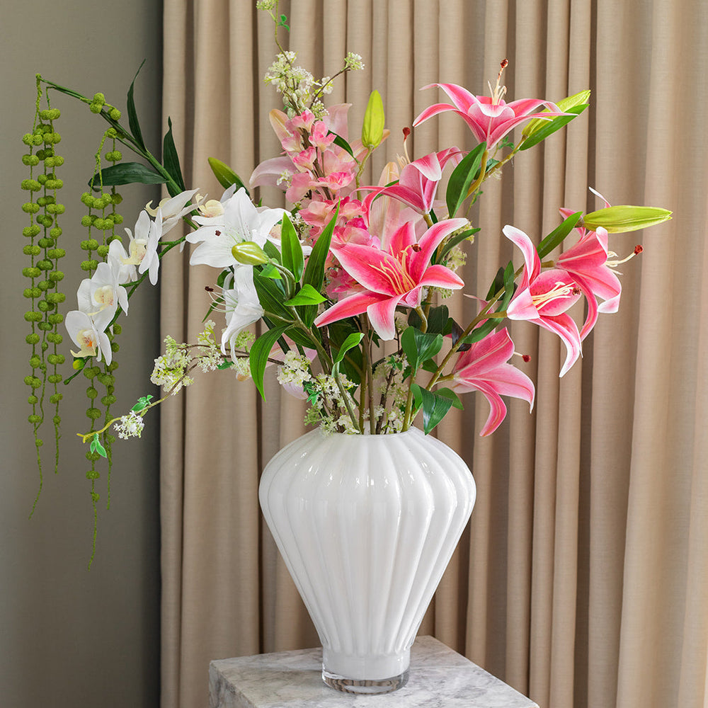 
                      
                        Pink Lily large - Kunstig blomst
                      
                    