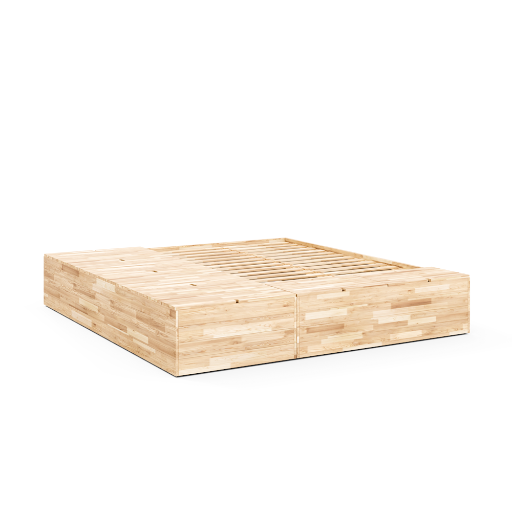 Basement Sengeramme 140 X 200 med oppbevaringsbenk