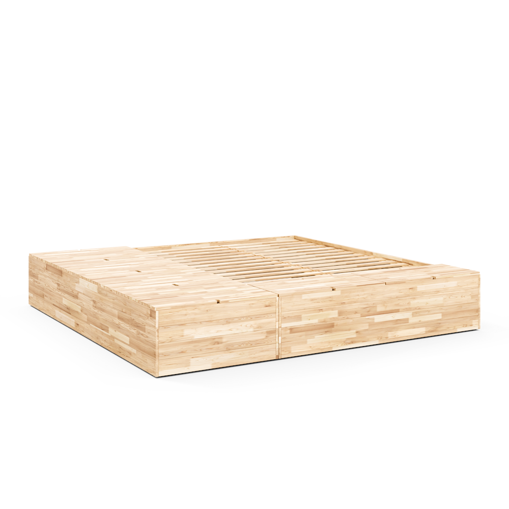 Basement Sengeramme  160 X 200med oppbevaringsbenk