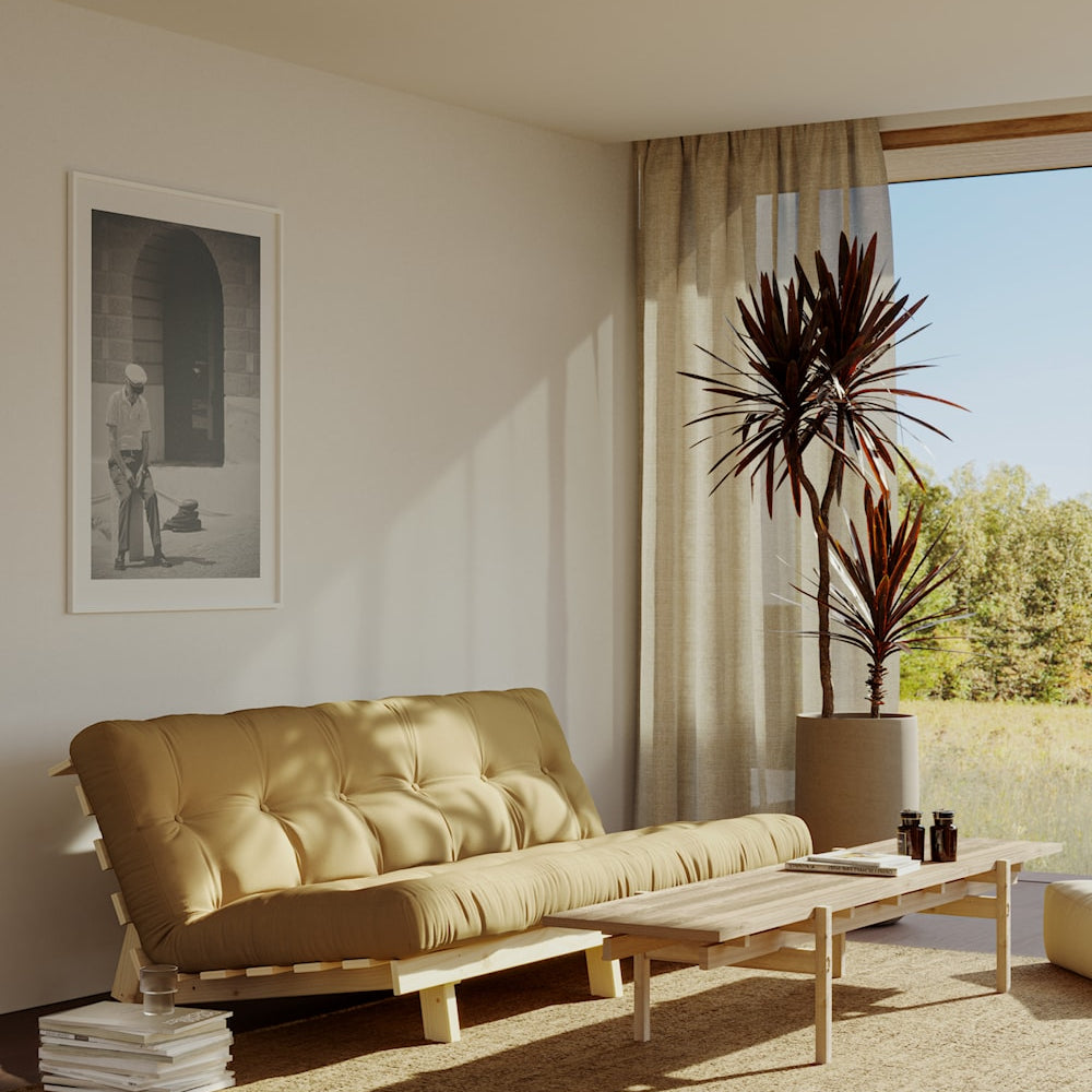 
                      
                        Lean Sovesofa 200cm Raw Beige
                      
                    