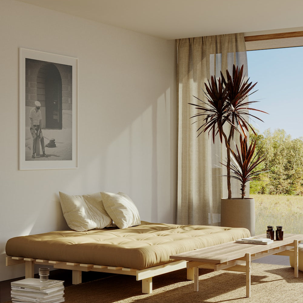 
                      
                        Lean Sovesofa 200cm Raw Beige
                      
                    