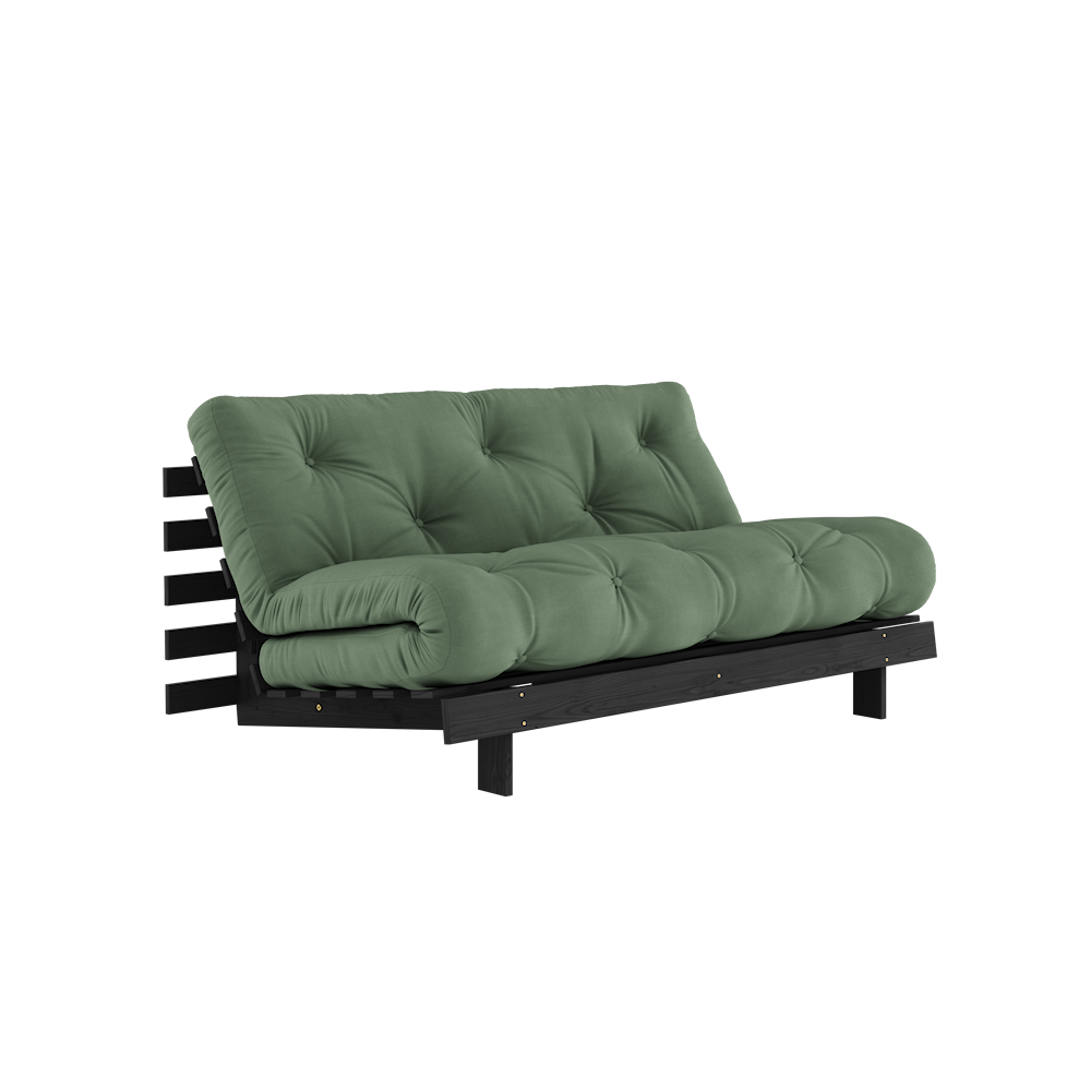 
                      
                        Roots 160 Sovesofa Black Night-lakkert Olive Green
                      
                    