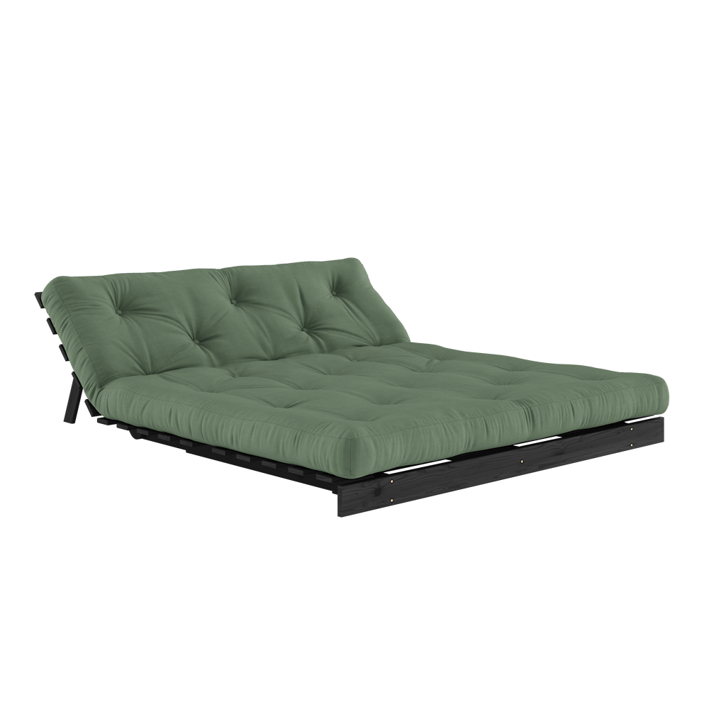 
                      
                        Roots 160 Sovesofa Black Night-lakkert Olive Green
                      
                    