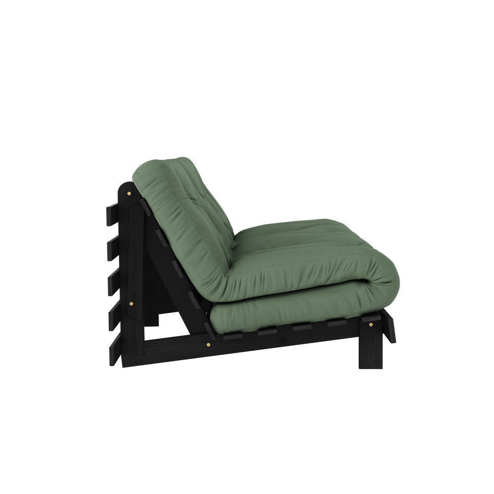 
                      
                        Roots 160 Sovesofa Black Night-lakkert Olive Green
                      
                    