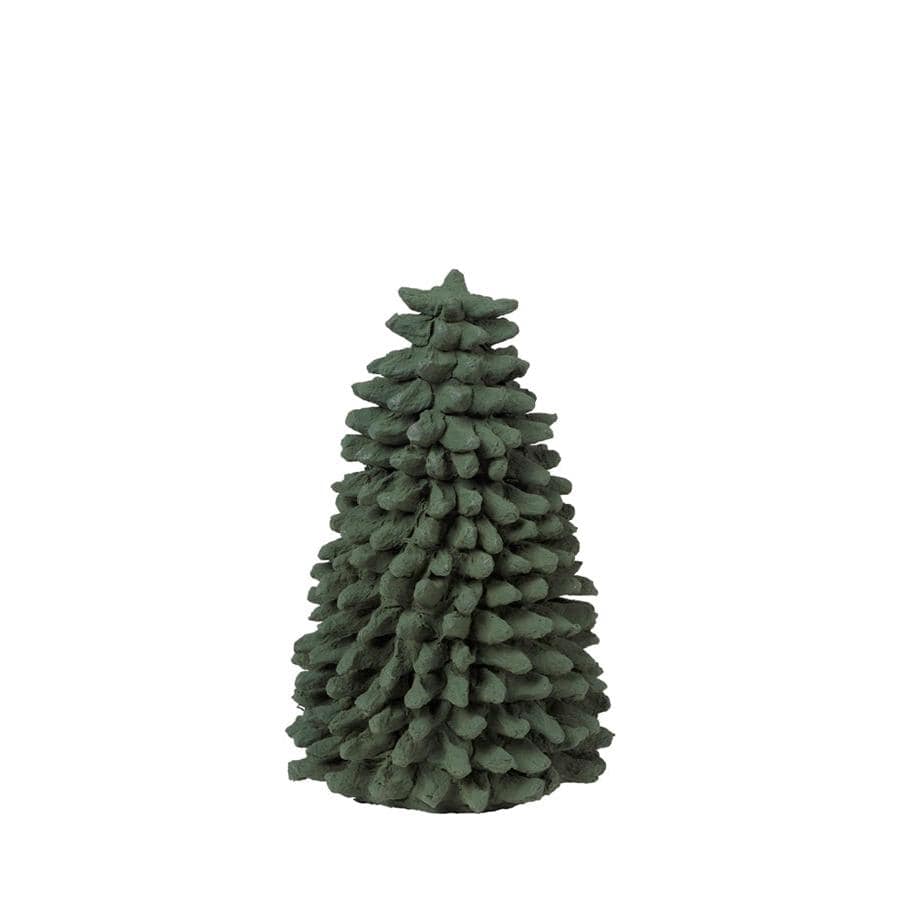 Broste Copenhagen Julepynt Pulp Juletre thyme bomull 21 cm