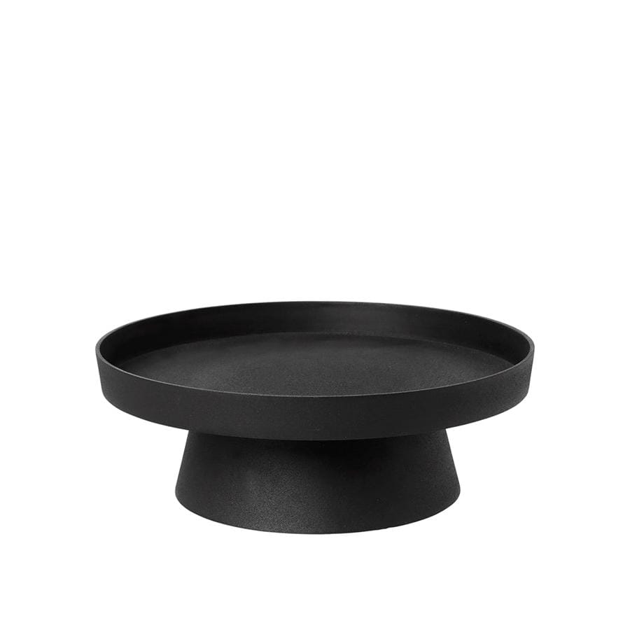 Broste Copenhagen Lysfat Holger Lysfat rund sort 35cm