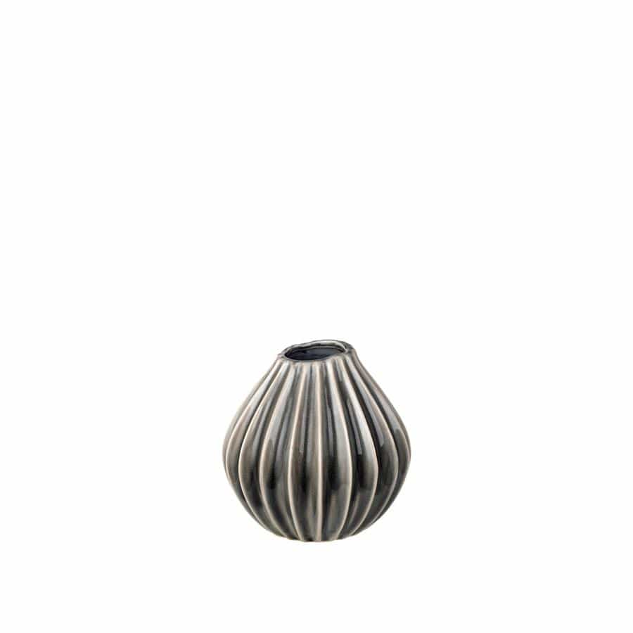 Broste Copenhagen Vase Wide Vase Smoke Grey S