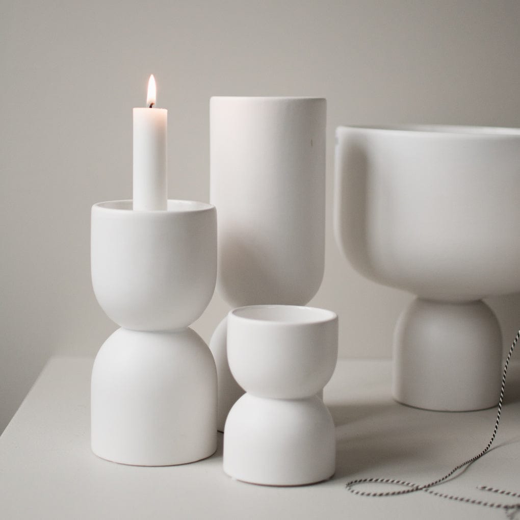 DBKD Post Vase - white