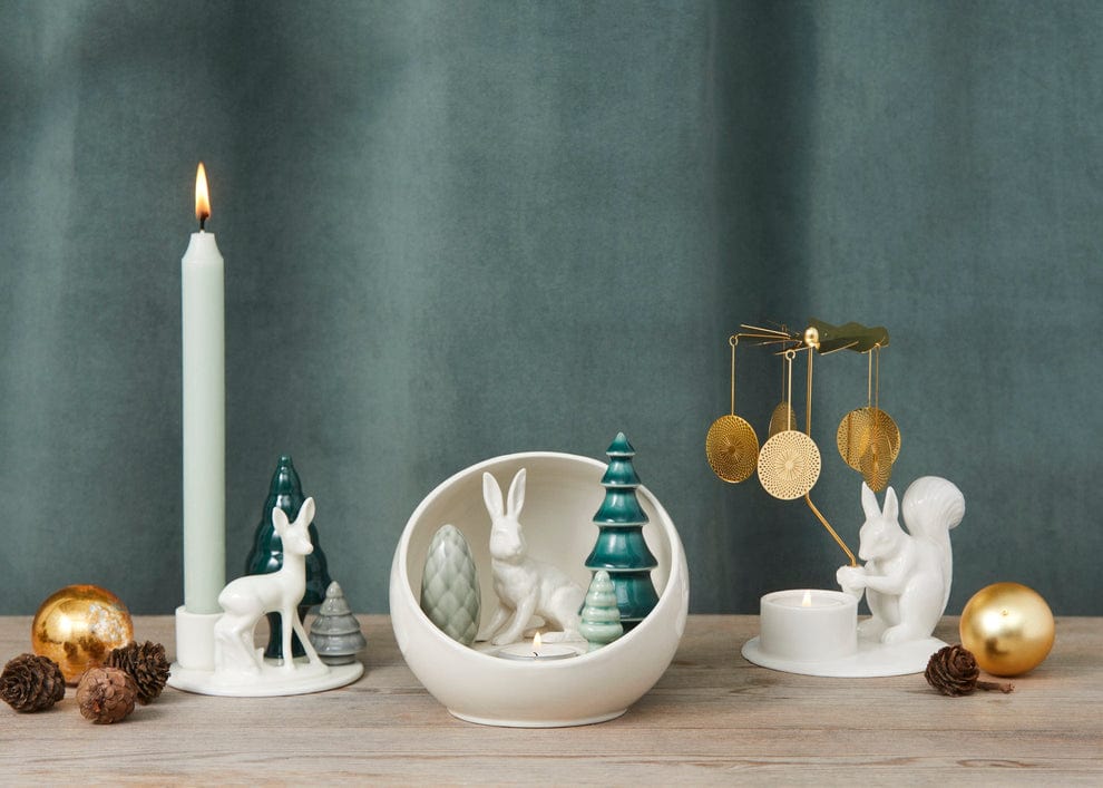 
                      
                        Dottir Englespill Winter Stories Ekorn med englespill for telys
                      
                    