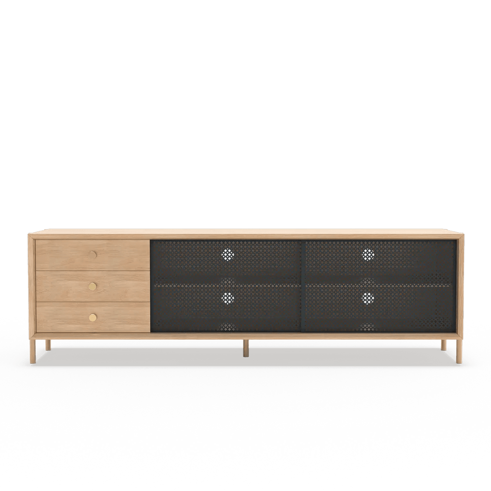 
                  
                    Hartô Design Skjenk Gabin Sideboard Skjenk Eik/Skifergrå
                  
                