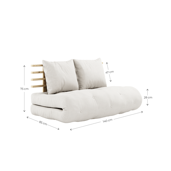 
                  
                    Karup Design Futon Sofa Shin Sano Futon Sovesofa
                  
                