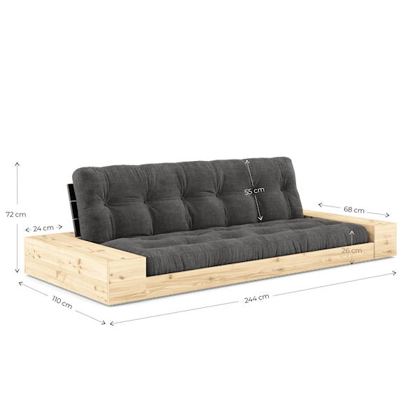 
                      
                        Karup Design Sovesofa Base Sovesofa med sidebokser
                      
                    