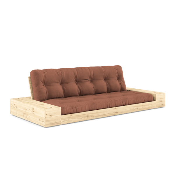 
                      
                        Karup Design Sovesofa Klar lakk / Leire brun Base Sovesofa med sidebokser
                      
                    