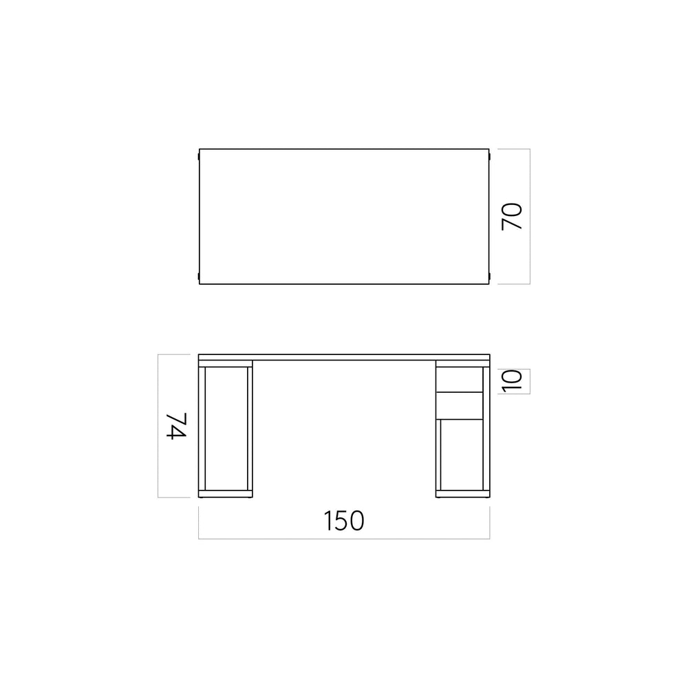 
                      
                        Kristina Dam Studio Skrivebord Outline Skrivebord
                      
                    