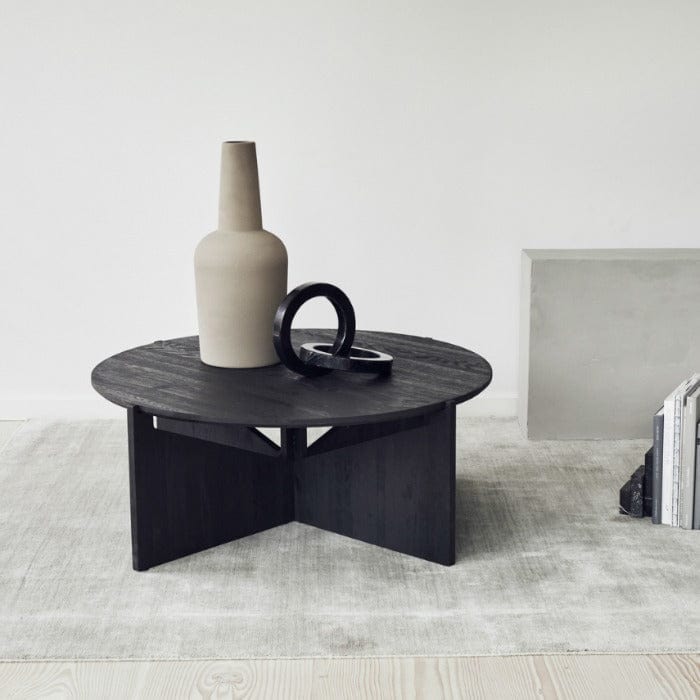 Kristina Dam Studio Sofabord Simple Table XL Sort Oljet Eik