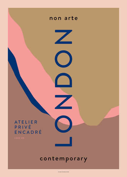 Nynne Rosenvinge Plakater Non Arte Poster "London"- Nynne Rosenvinge