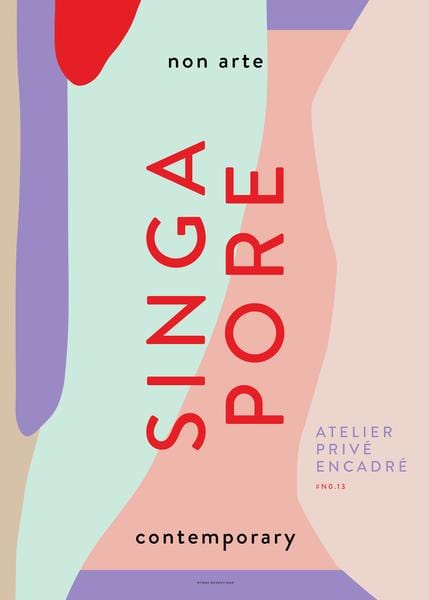 Nynne Rosenvinge Plakater Non Arte Poster "Singapore" -  Nynne Rosenvinge